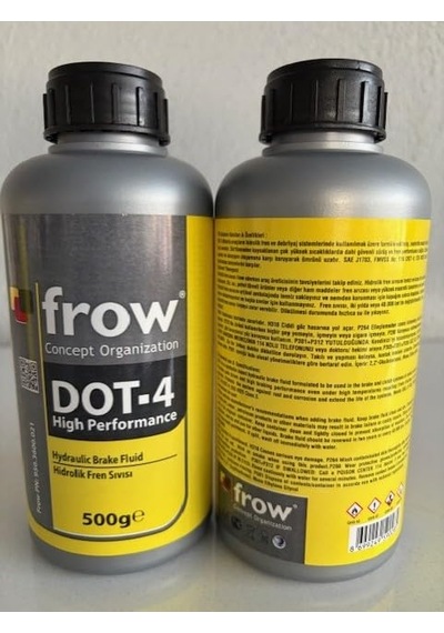 Frow Fren Hidroliği Dot 4 500 ML + 2 Li Set
