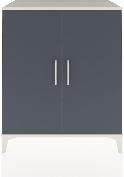 Hyperion Şifonyer 2 Raflı 2 Kapaklı 88x44x106 Aytaşı-antrasit Aytaşı