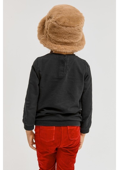 Benitto Kids Benittokids Kız Çocuk Peluş Bucket Şapka 7001-camel Camel