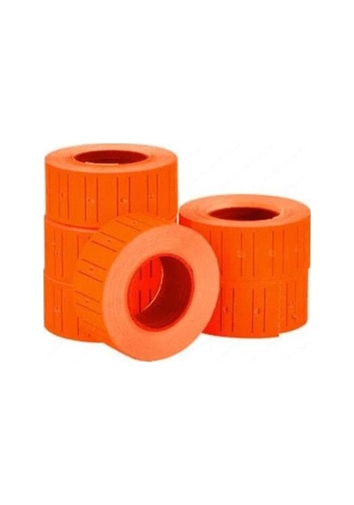 Tanex Fiyat Etiketi 12x21 Çizgili Flo Kırmızı 800'lu 50