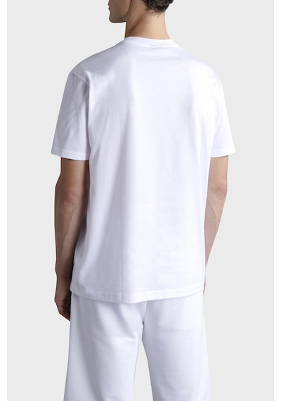 Paul & Shark Erkek T Shirt 24411088 010 Beyaz Beyaz