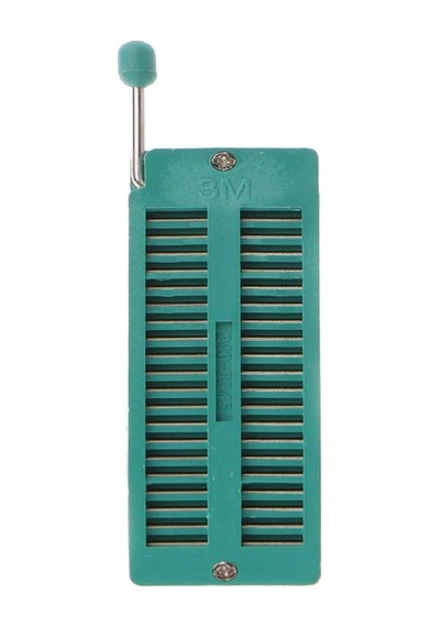 40 Pin Zif Soket Mandallı Kolay Entegre Montaj Aparatı Geliştirme Kartı Altın Kaplama 2.54mm Dıp Zıf