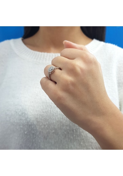 Lova 0,32 Karat Baget Pırlanta Yüzük - 1030279