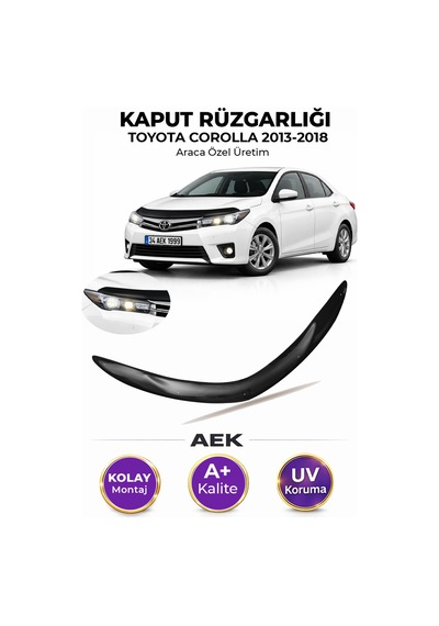 Toyota Corolla Kaput Rüzgarlığı 2013-2018