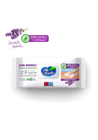 Ak Fresh Tüm Yüzeyler İçin Çok Amaçlı Temizlik Havlusu 96'lı