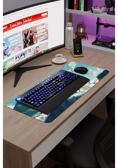 Mavuika Genshin Impact Anime Gacha V4 - 70x30 Xl Gaming Mouse Pad Fare Altlığı