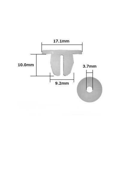 Im Global Kapı Panel Vida Klipsi 4x9,2x8,8mm 11x17mm 90189-06006 Toyota Subaru 94019-fa050 Adet Seçiniz / 10 Adet