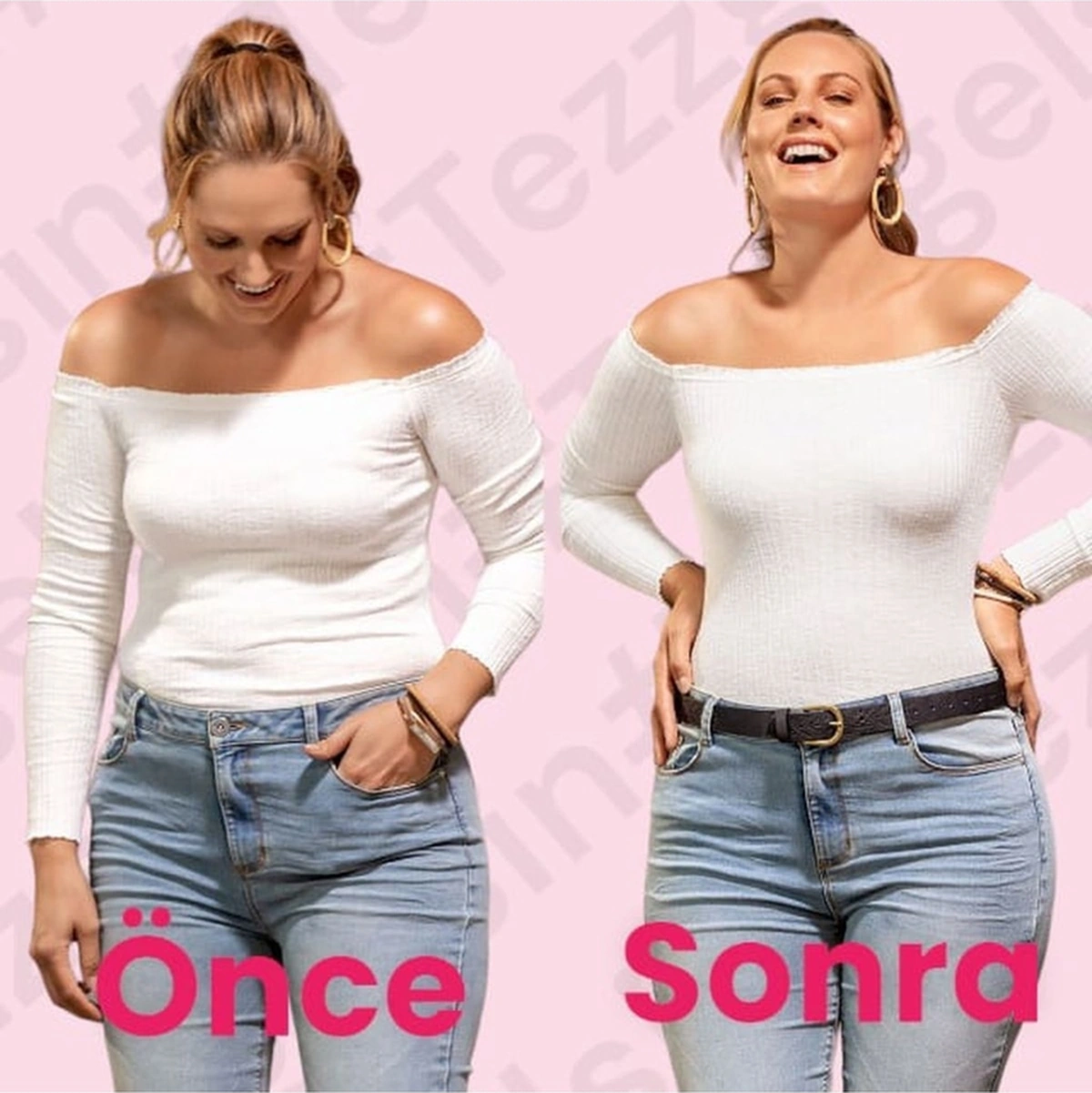 Tezzgelsin Kadın Kalça Toparlayıcı Dikleştirici Açık Popo Dikişsiz Yüksek Bel Korse 3 Adet Siyah