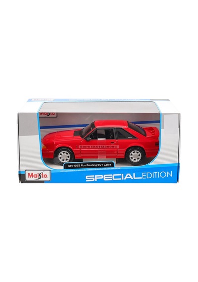 Maisto 1:24 1993 Ford Mustang Svt Cobra Alaşım Araba Modeli El Sanatları 1993 Ford Mustang