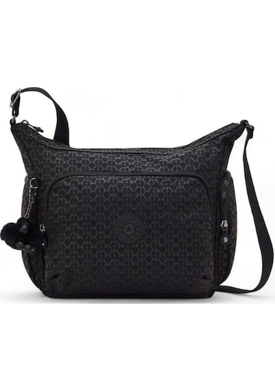 Kipling Gabb Signature Emb Kadın Omuz Çantası Kı3945 Siyah
