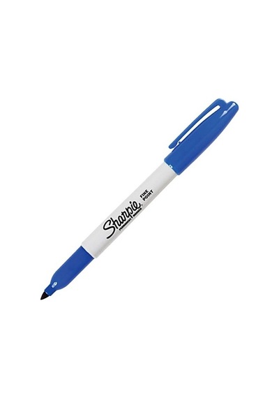Sharpie Permanent Markör Fine Uç Mavi 8 Adet Çok Renkli