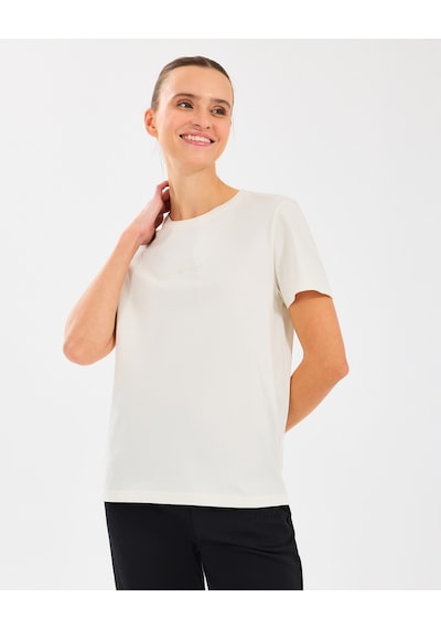 Skechers W Essential Crewneck T-shirt Kadın Off White Tshirt S2510029-102 Beyaz