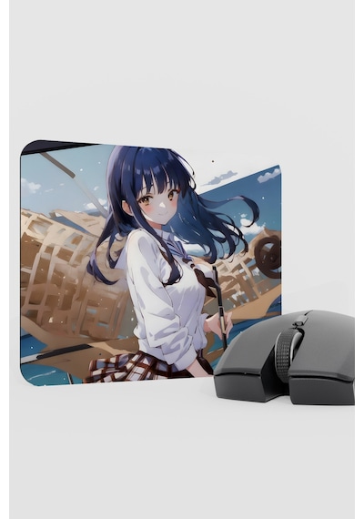 Boku No Kokoro No Yabai Yatsu Anime V3 - 22x18 Gaming Kauçuk Kaymaz Taban Mouse Pad Fare Altlığı