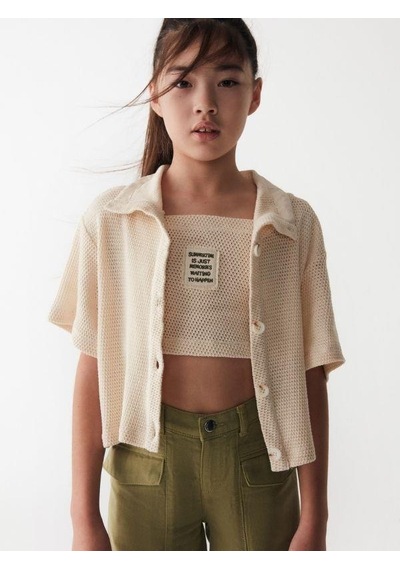 Nk Kids Kız Çocuk Yumuşak Dokulu Geniş Paçalı Cepli Pantolon-13840-yeşil Yeşil
