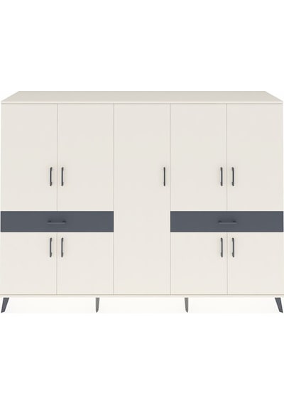 Hyperion Dolap 12 Raflı 2 Çekmeceli 8 Kapaklı 220x44x163 Aytaşı-a Aytaşı-aytaşı/antrasit Hyperion Dolap 12 Raflı 2 Çekmeceli 8 Kapaklı 220x44x163 Aytaşı-a Aytaşı-aytaşı/antrasit