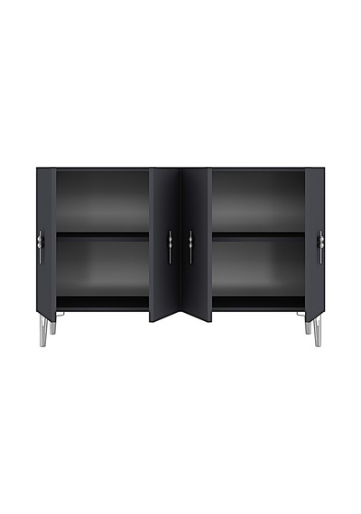 Ka1217as Salkım120 Konsol, Kahve Köşesi Ve Tv Sehpası, Çok Amaçlı Dolap Antrasit-sılver 120cm Ka1217as Salkım120 Konsol, Kahve Köşesi Ve Tv Sehpası, Çok Amaçlı Dolap Antrasit-sılver 120cm