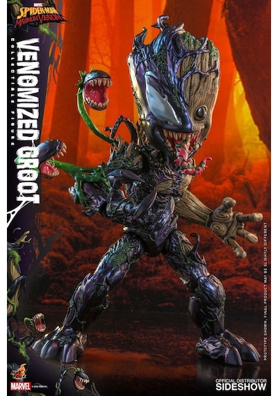 Hot Toys Venomized Groot Collectible Figure Tms 027 - Spider-Man.