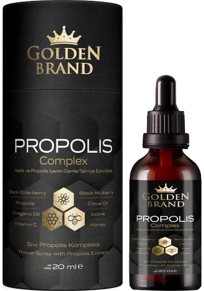 Golden Brand Propolis Complex Kekik ve Propolis İçeren Damla 20 ML
