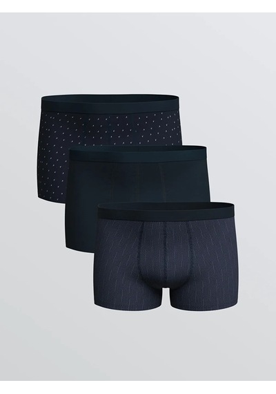 Lc Waikiki Lacivert Standart Kalıp Pamuklu Esnek Erkek Boxer 5'li