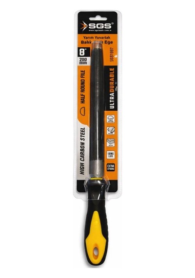 Sgs Sgs1997 Balık Sırtı Eğe 8" 200mm