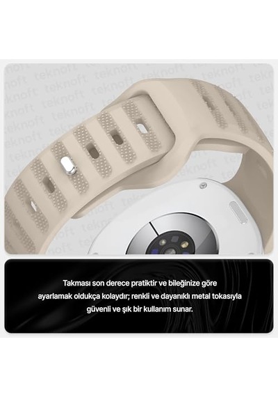 Ayrex Galaxy Watch 8 40mm/44mm Ve Watch 8 Classic 46mm İle Uyumlu Konforlu Ve Yumuşak Rugged Silikon Kordon