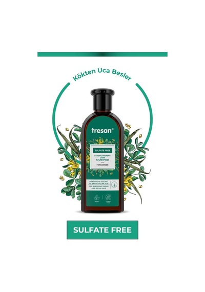 Tresan Çemen Otu Güçlendirici Sülfatsız Şampuanı 300 Ml
