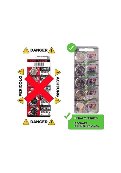 Cr2025 Piller, 5 Adet, Lityum, 3 V, 170 Mah, Gri