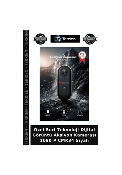 Özel Seri Teknoloji Dijital Görüntü Aksiyon Kamerası 1080 P Cmr34 Siyah