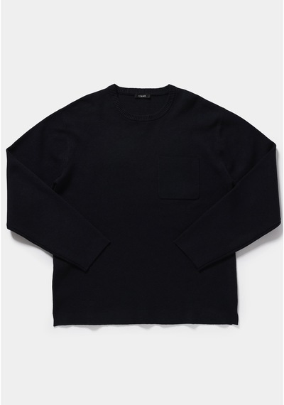 Colin's Colins Relaxed Fit Yuvarlak Yaka Jakarlı Erkek Lacivert Kazak Cl1082014 Q1.v2 Nav