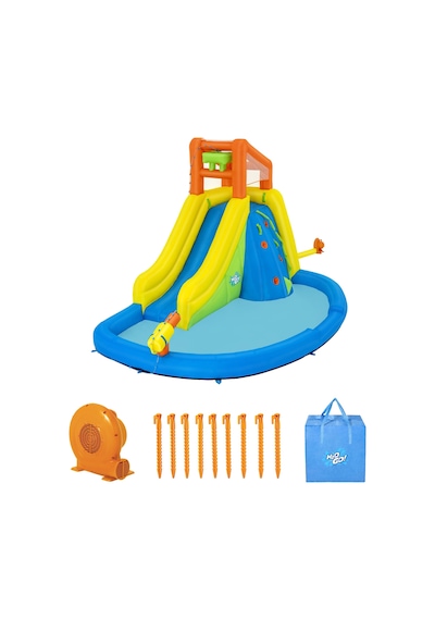 H2ogo Mount Splashblast 53478 Çocuklar İçin Mega Şişme Su Parkı 2.67 M Çok Renkli