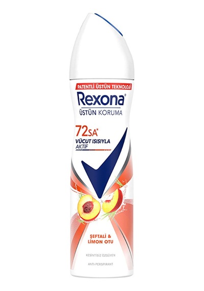 4 Adet Rexona Women Şeftali Ve Limon Otu Deodorant 150 Ml
