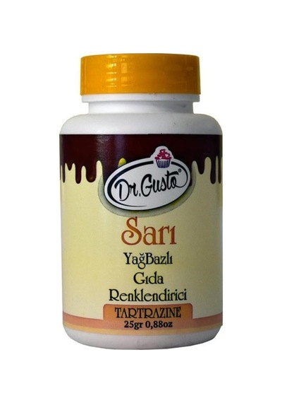 Dr Gusto Sarı Yağ Bazlı Toz Gıda Boyası 25 Gr