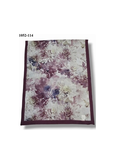 Moon Scarf Şal Moon Scarf Bambu Kraş Pamuk Şal Mürdüm 1052-114 Çok Renkli