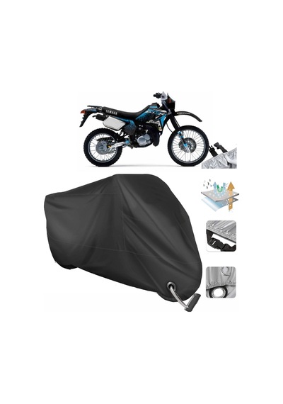 Yamaha Dt 125R Motosiklet Branda (Bağlantı, Kilit Uyumlu)-Siyah (457276181)