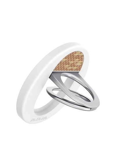 Pitaka Aramid Fiber Glints Of Gold Serisi Magez Grip 3 Magnetik Ring Stand Telefon Tutucu Gold