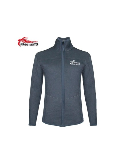 Free - Moto Free-Moto Motorsikletçi Neopren Siyah Polo Mont