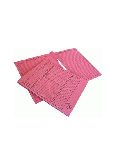 Özkan Baro Dosyası 50'li Paket Pembe (30x34 cm)