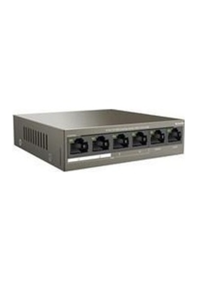 Tenda 5 Port 63W 4 Port Poe TEF1106P-4-63W 10/100 Yönetilemez Switch Masaüstü