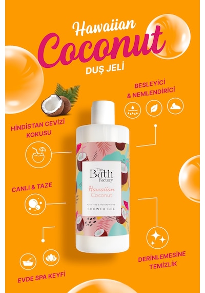 Nemlendirici Ve Besleyici Hindistan Cevizli Duş Jeli 400 Ml