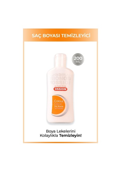 Ossion Saç Boyası Temizleyicisi 200 Ml Beyaz