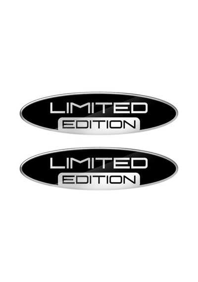 Limited Edition Silver 3d Gel Oval Sticker Diğer