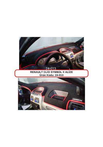 RENAULT CLİO SYMBOL II (2) ALİZE TORPİDO  KORUMASI / HALISI / ÖRTÜSÜ