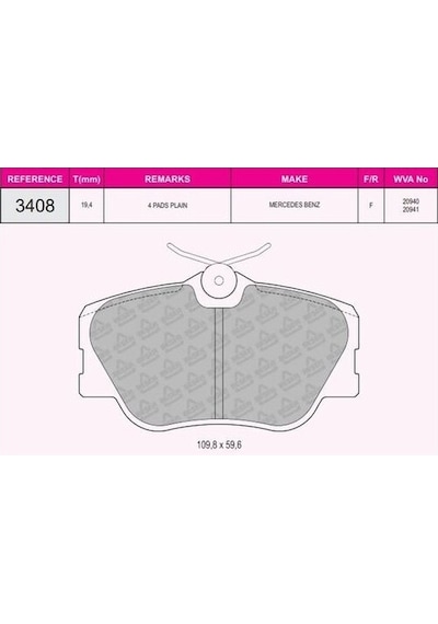 Ön Balata Mercedes W124 E Ser 96-96 442027