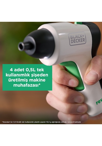 Black+Decker Reviva REVSD4C-XJ 3.6V Şarjlı Vidalama