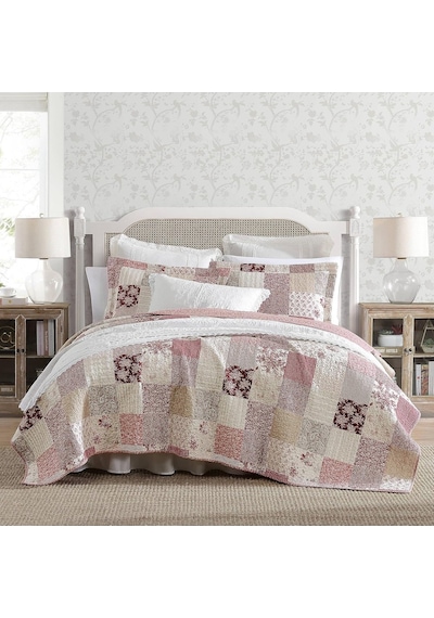 Laura Ashley Queen Çift Taraflı Pamuklu Yorgan Seti Celina Patchwork Kırmızı, Tüm Mevsimlik Nevresim Takımı Renkli 200 X 228 Cm Laura Ashley Queen Çift Taraflı Pamuklu Yorgan Seti Celina Patchwork Kırmızı, Tüm Mevsimlik Nevresim Takımı Renkli 200 X 228 Cm
