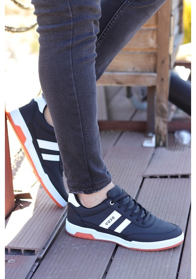 Vojo Gen 5 Rahat Taban Cilt Erkek Sneker Spor Ayakkabı 267800001842 01 Siyah Siyah