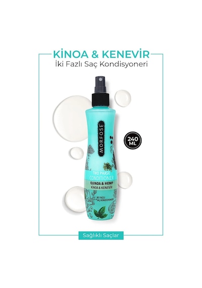 Çift Fazlı Kinoa & Kenevir Kondisyoner Fön Suyu 240 Ml - Mrfs