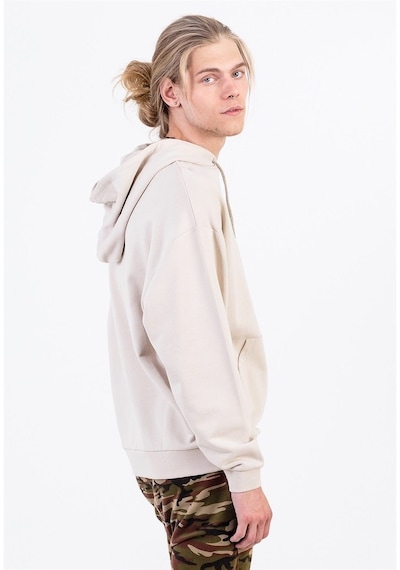 Jahr Marc Krem Rengi Büyük Beden Erkek Kapüşonlu Sweatshirt