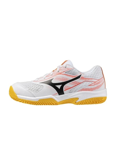 Mizuno Break Shot 5 Jr. Cc Çocuk Tenis Ayakkabısı Beyaz / Turuncu Çok Renkli