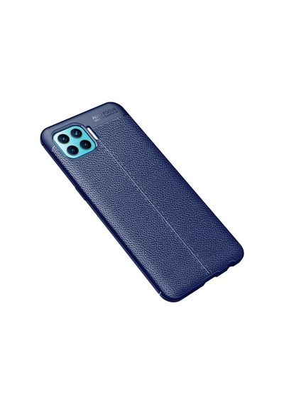 Oppo Reno 4 Lite Kılıf Auto Focus Kapak - Lacivert 0.2M-Çok Renkli
